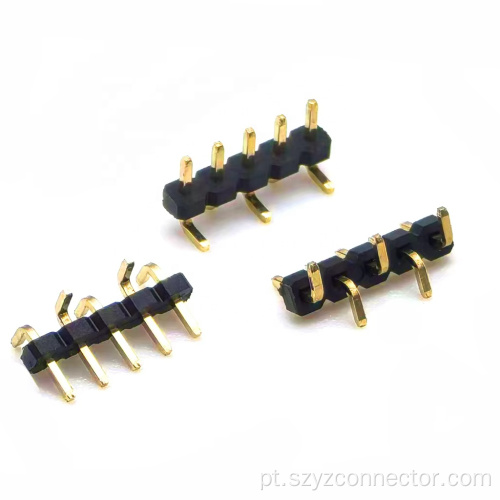 Conector de cabeçalho de pino de 2,0 mm de fileira única SMT